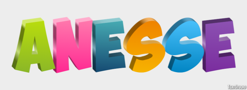 Ânesse Эффект текста