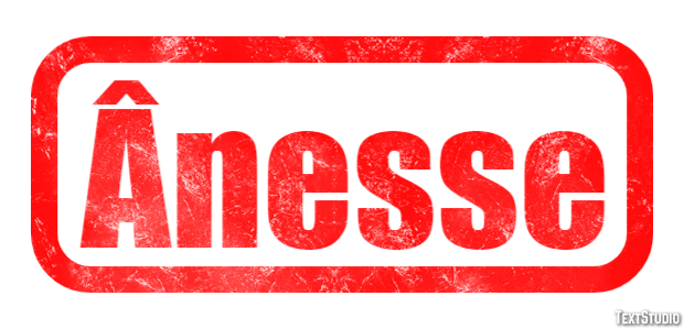 Ânesse Texteffekt