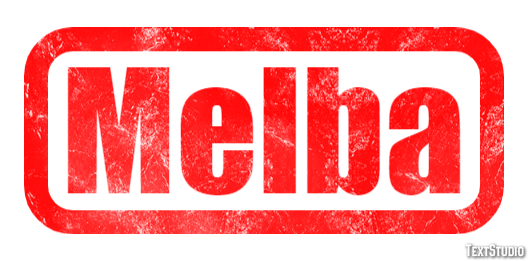 Melba Texteffekt