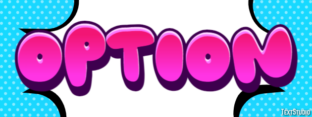 Option Text Effect