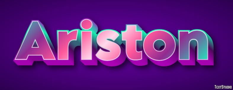 Ariston Text effect