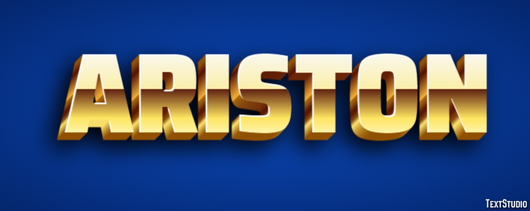 Ariston Efecto de Texto