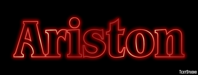 Ariston Efecto de Texto