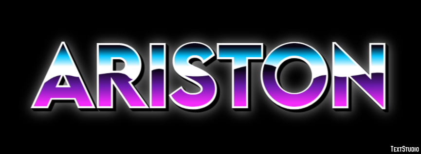 Ariston Text effect