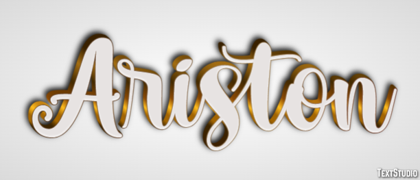 Ariston Text Effect