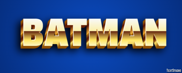 Batman テキスト効果