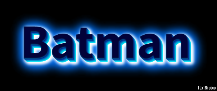 Batman Эффект текста