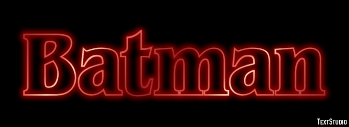 Batman Эффект текста