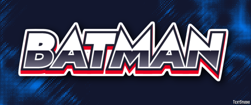 Batman テキスト効果