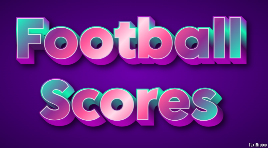 Football Scores Metin Efekti