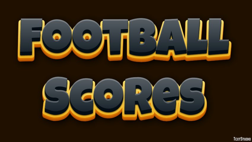 Football Scores Metin Efekti
