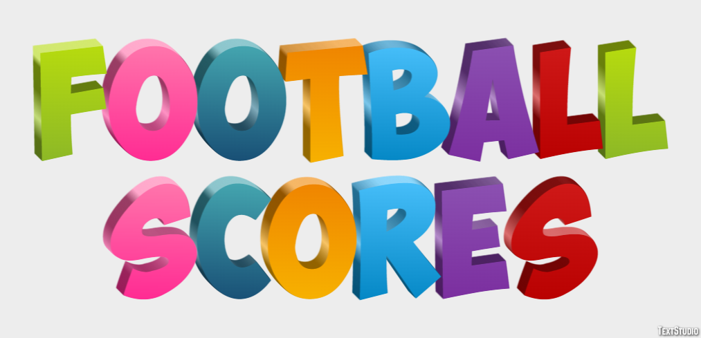 Football Scores Metin Efekti