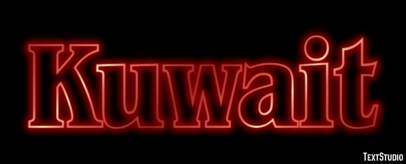 Kuwait Text effect