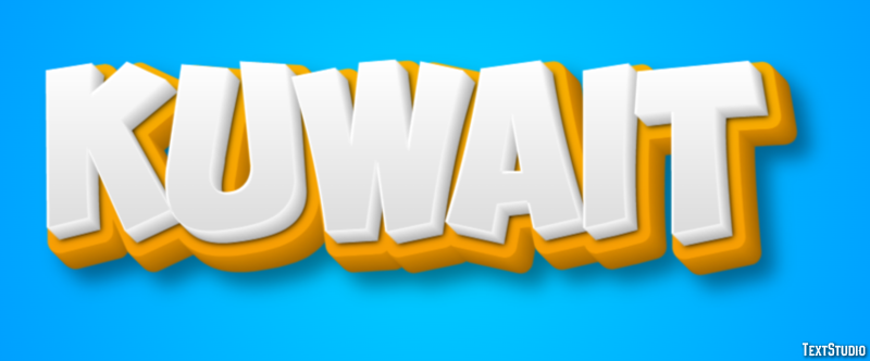 Kuwait Text Effect