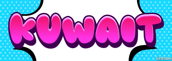 Kuwait Text effect