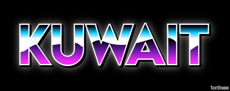 Kuwait Text effect