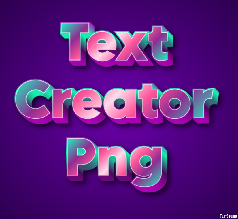 Text Creator Png Effetto testo
