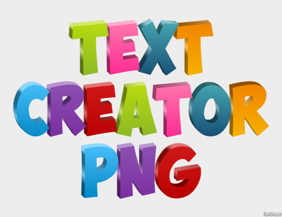Text Creator Png Effetto testo