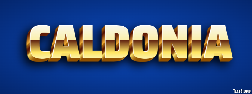 Caldonia Text effect