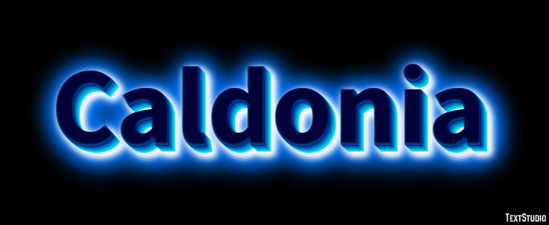 Caldonia Effetto testo
