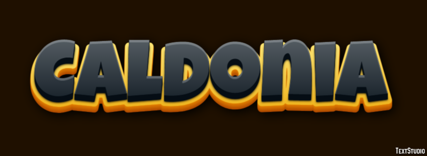 Caldonia Text Effect
