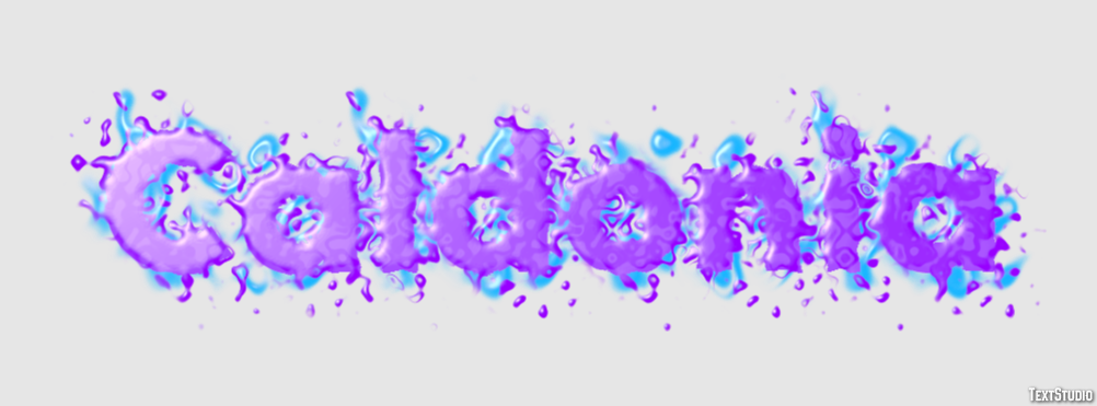 Caldonia Efeito de texto