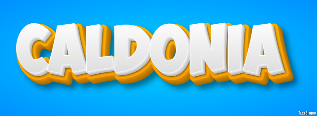 Caldonia Text Effect
