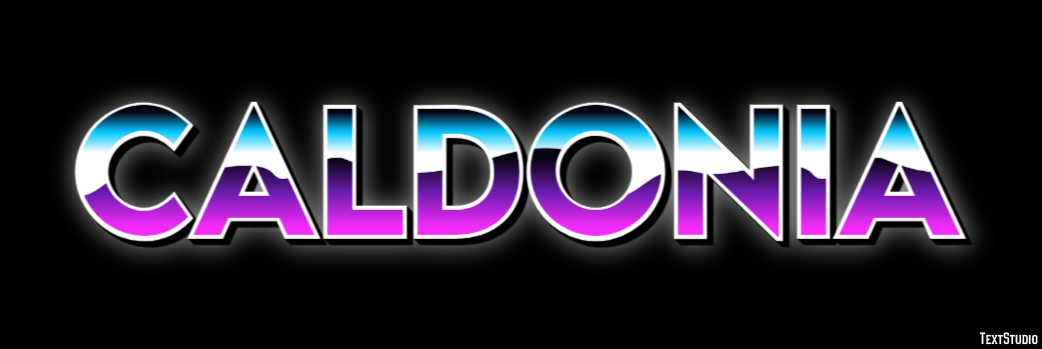 Caldonia Text effect