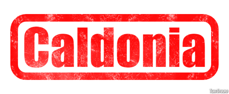 Caldonia Text effect