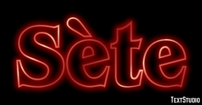 Sète Efeito de texto