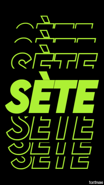 Sète Efekt tekstowy
