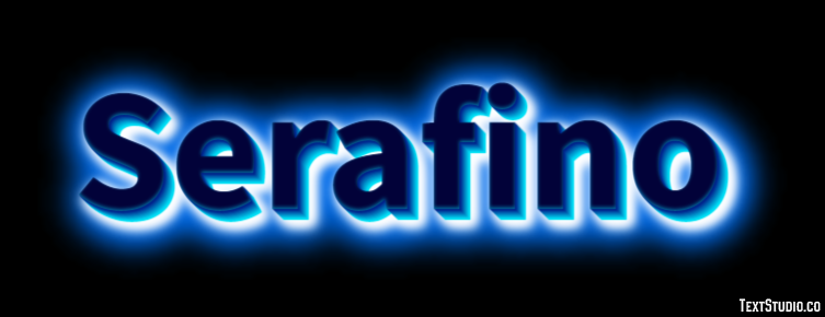 Serafino Effetto testo