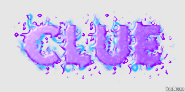 Clue Text Effect