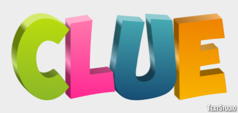 Clue Tekst Effect