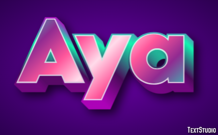 Aya Text Effect