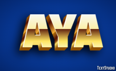 Aya Efeito de texto