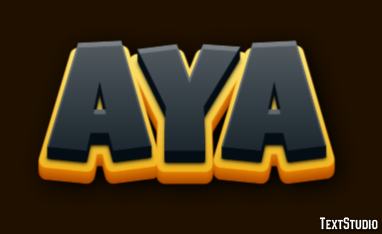Aya Efeito de texto