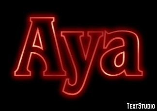 Aya Text Effect