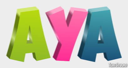 Aya Text Effect