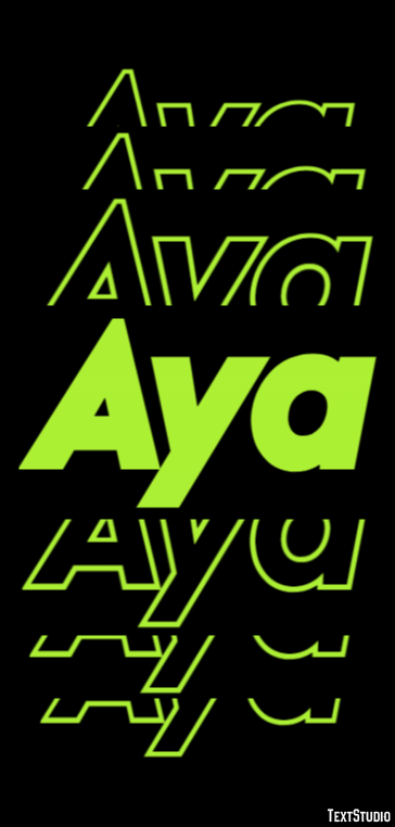 Aya Text Effect