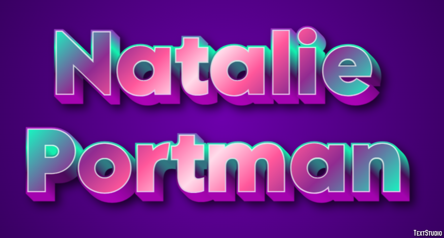 Natalie Portman Efeito do texto