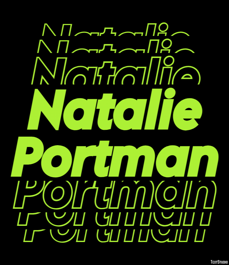 Natalie Portman Efeito do texto