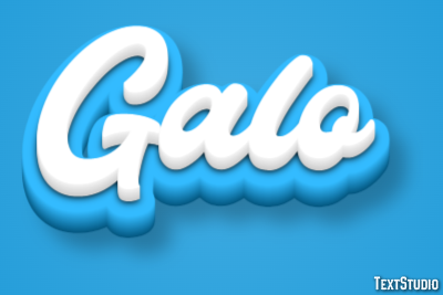 Galo Texteffekt