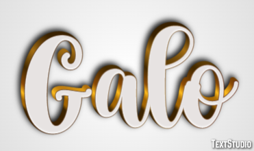 Galo Texteffekt