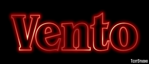 Vento Efeito de texto