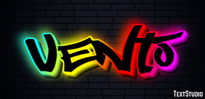 Vento Efeito do texto
