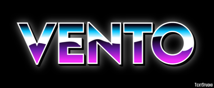 Vento Efeito do texto
