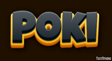 Poki Efecto de texto