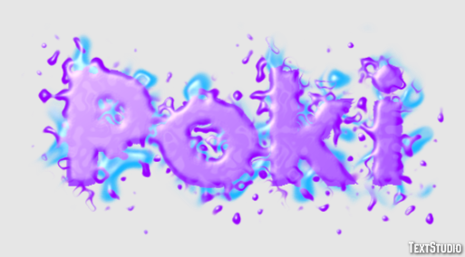 Poki Efecto de texto