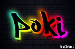 Poki Efecto de texto
